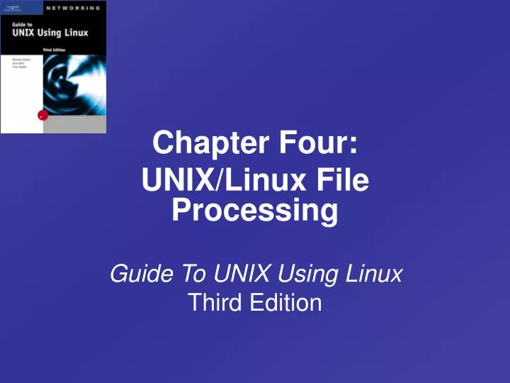 guide to unix using linux third edition