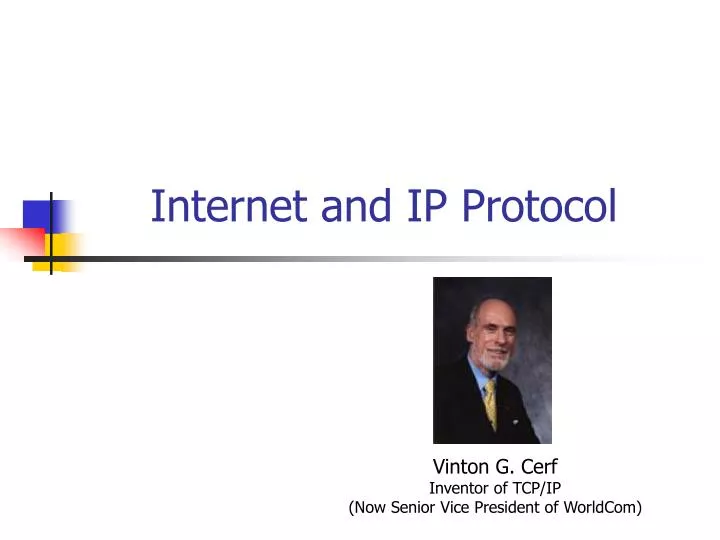 internet and ip protocol