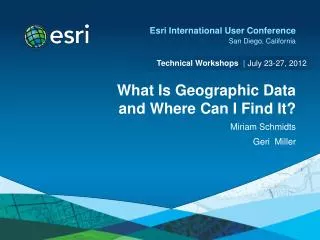 What Is Geographic Data and Where Can I Find It?