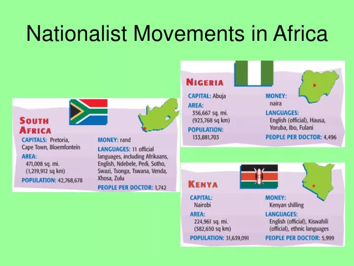 nationalist movements in africa