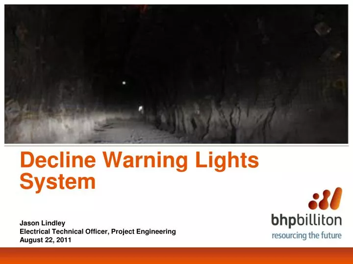 decline warning lights system