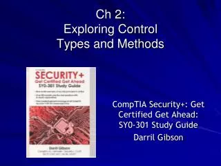 Ch 2: Exploring Control Types and Methods