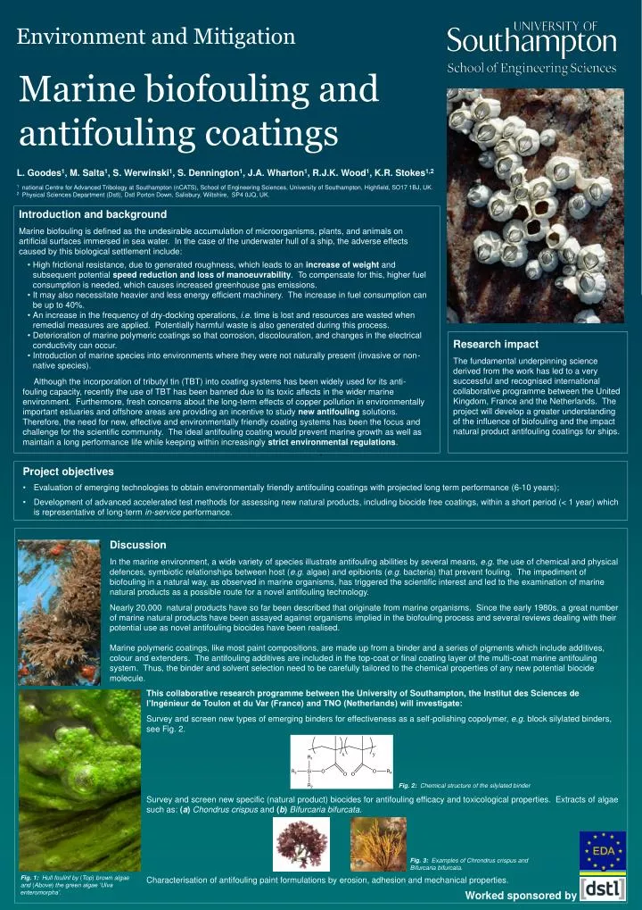 marine biofouling and antifouling coatings