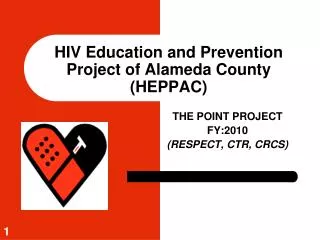 HIV Education and Prevention Project of Alameda County (HEPPAC)