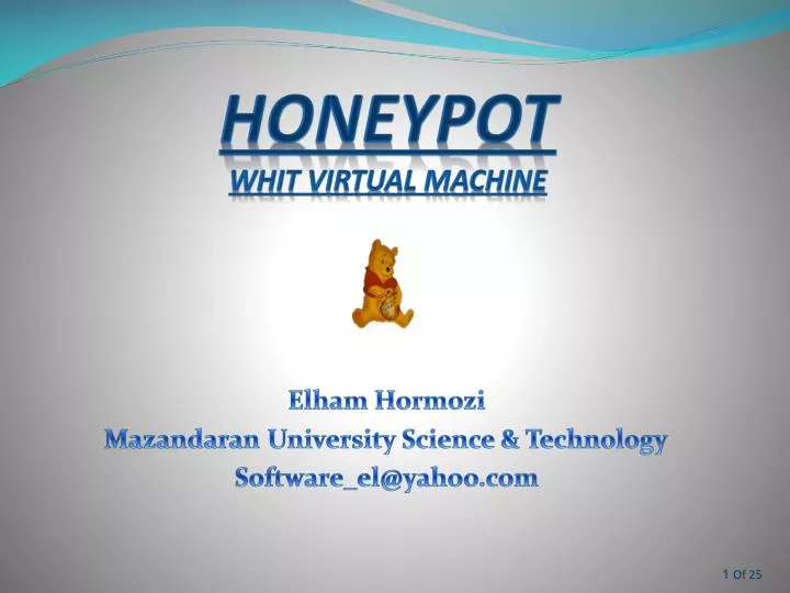 honeypot whit virtual machine