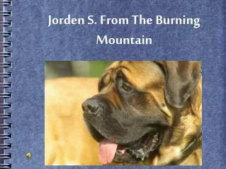 Jorden S. From The Burning Mountain
