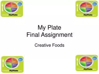 My Plate Final Assignment