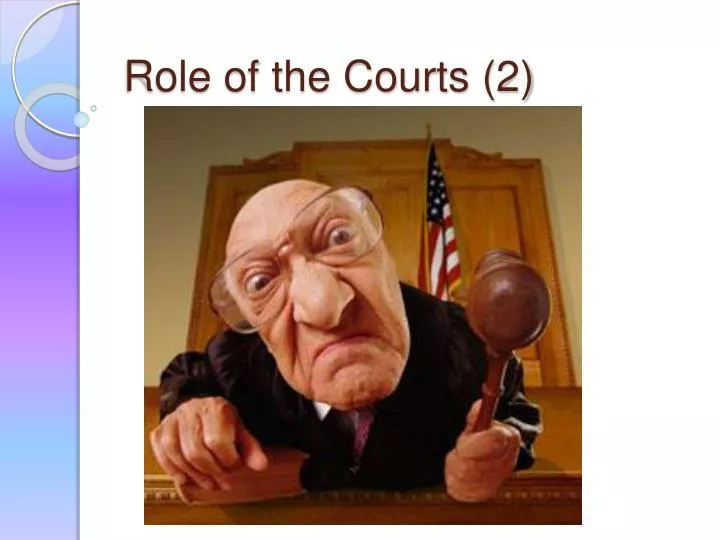 role of the courts 2