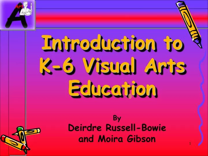 introduction to k 6 visual arts education