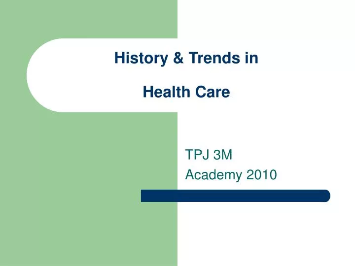 history trends in health care
