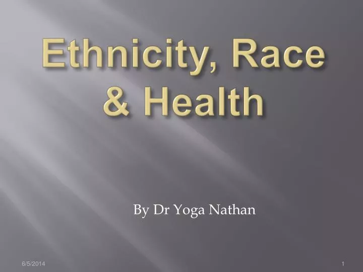 ethnicity race health