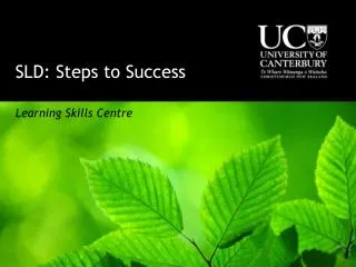 SLD: Steps to Success