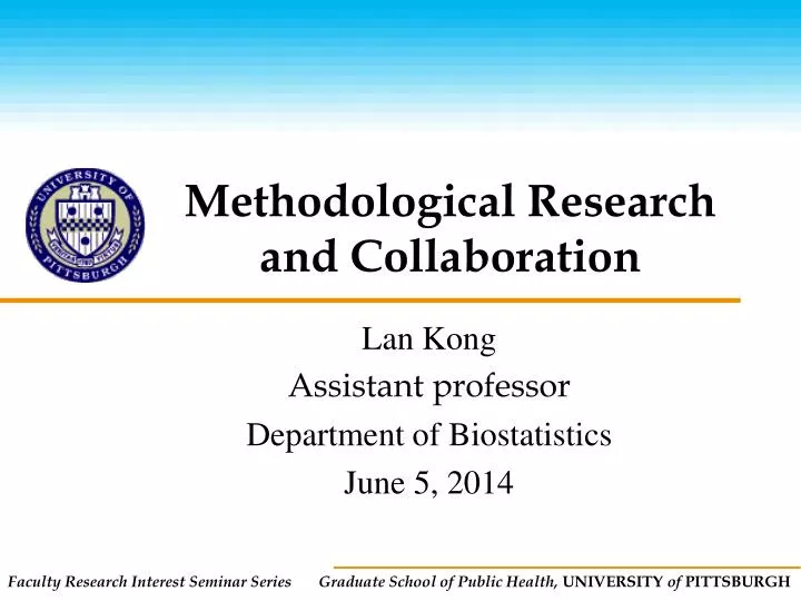 methodological research and collaboration