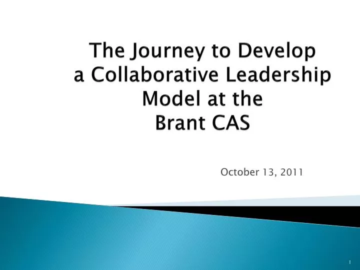 the journey to develop a collaborative leadership model at the brant cas