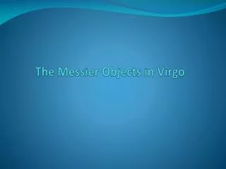 The Messier Objects in Virgo