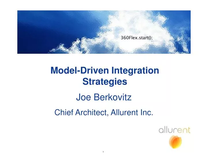 model driven integration strategies