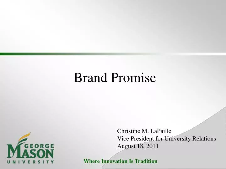 brand promise