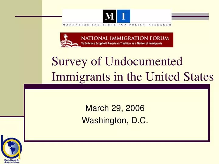 survey of undocumented immigrants in the united states