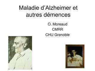 maladie d alzheimer et autres d mences