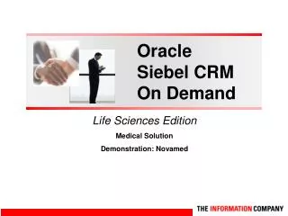 Oracle Siebel CRM On Demand