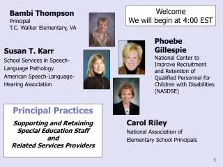 Carol Riley National Association of Elementary School Principals