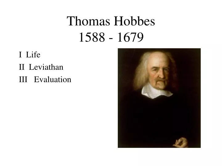 thomas hobbes 1588 1679