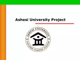 Ashesi University Project