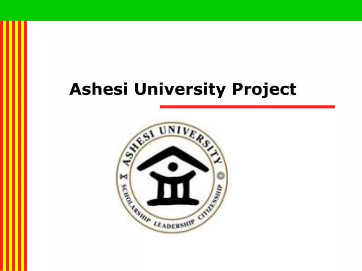 ashesi university project