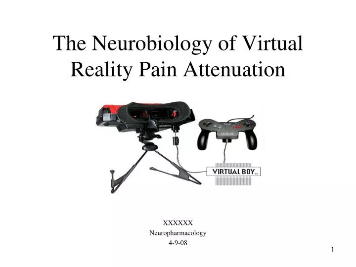 the neurobiology of virtual reality pain attenuation