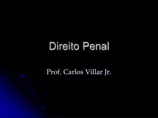 PPT - DIREITO PENAL PowerPoint Presentation, Free Download - ID:744071