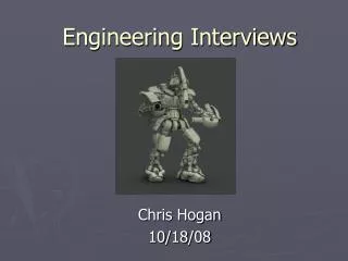 Engineering Interviews