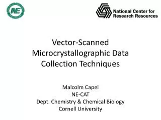 Vector-Scanned Microcrystallographic Data Collection Techniques