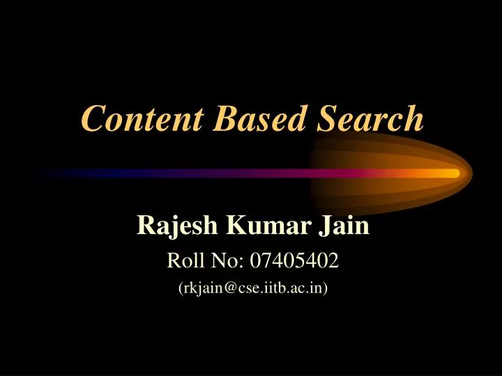 content based search