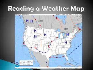 Reading a Weather Map
