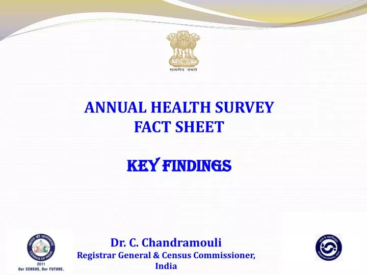 annual health survey fact sheet key findings