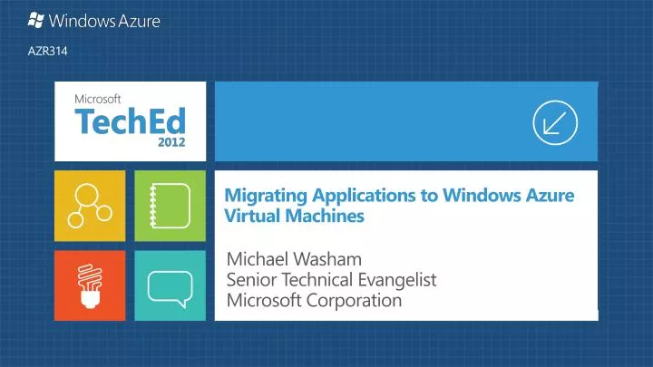 migrating applications to windows azure virtual machines