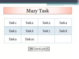 Mazy Task