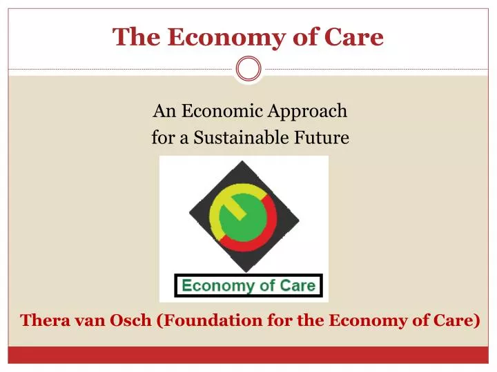 the economy of care