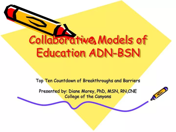 collaborative models of education adn bsn