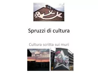 spruzzi di cultura