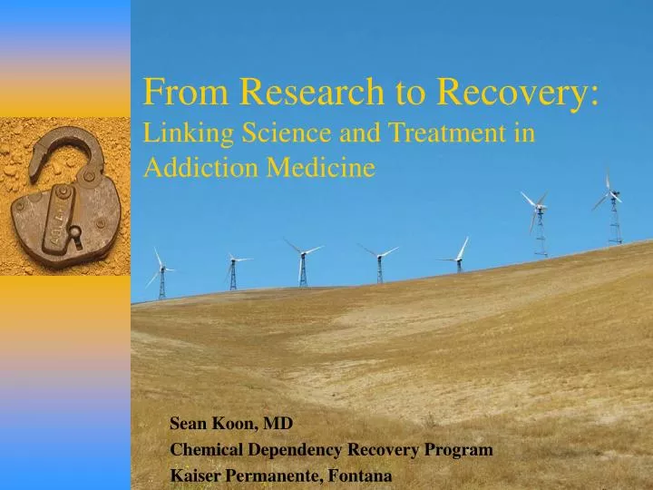 from research to recovery linking science and treatment in addiction medicine