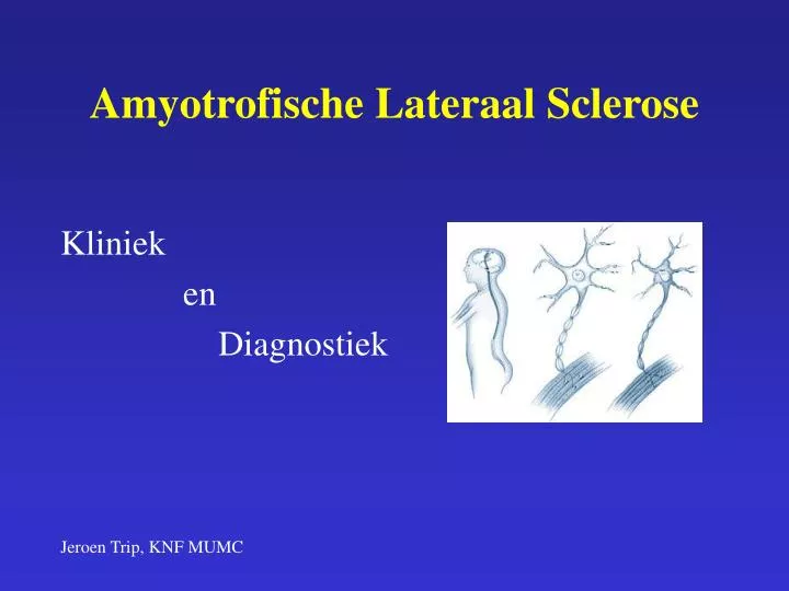 amyotrofische lateraal sclerose