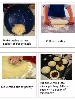 Make pastry or buy packet of ready made