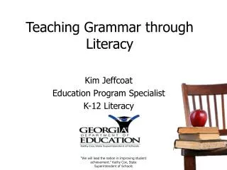 Teaching Grammar through Literacy