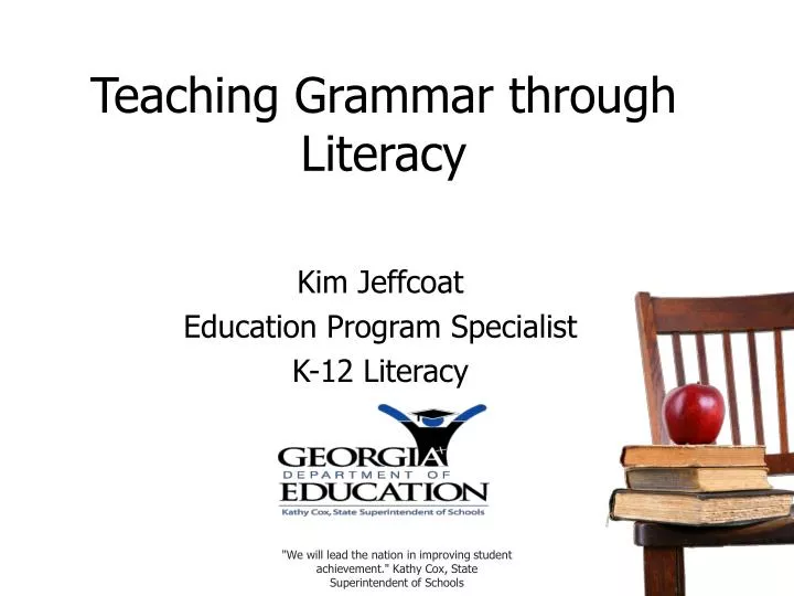 teaching grammar through literacy