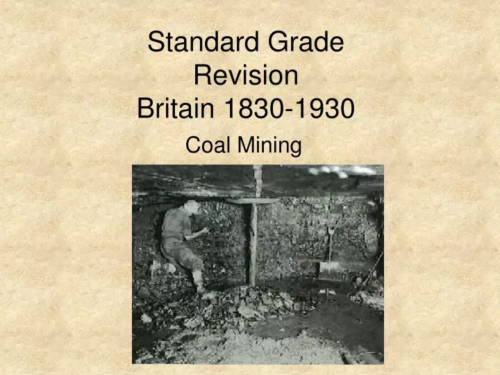 standard grade revision britain 1830 1930