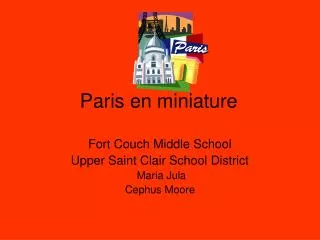 paris en miniature