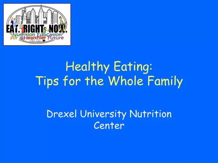healthy eating tips for the whole family