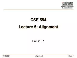 CSE 554 Lecture 5: Alignment
