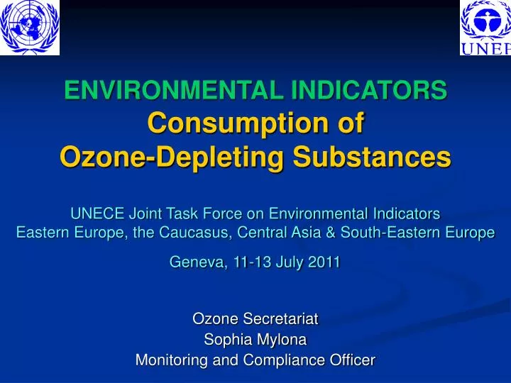 ozone secretariat sophia mylona monitoring and compliance officer